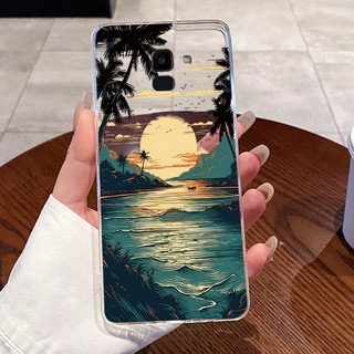 Dành Cho Samsung Galaxy J6 2018 J6 + Plus (2018) Ốp Lưng Trong Suốt Hình Thỏ Dễ Thương Hoạt Hình Mềm TPU Ốp Lưng J600F J600G J610G J610F Ốp lưng