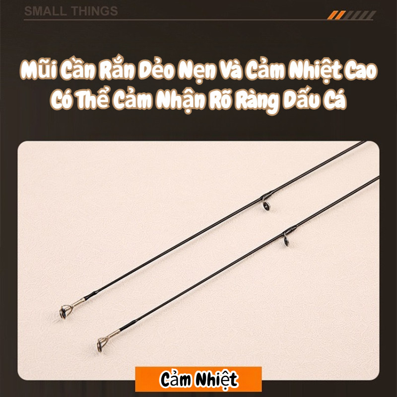 Cần Câu Lure UL Cán Gỗ Đọt Đặc Siêu Dẻo Nhiều Kích Thước Cho Máy Đứng Ngang Câu Cá Giải Trí Cần Ngắn Tiện Dụng