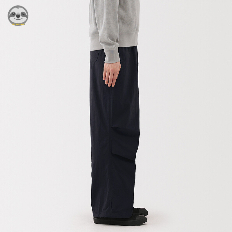Quần ống rộng phong cách Nhật Bản MUJI - Dáng rộng thoải mái