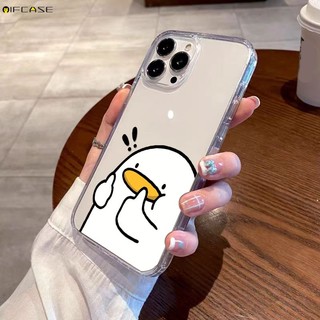 Dành Cho Xiaomi Poco X8 17 Pro Max PocoX8ProMax Xiaomi17 Ốp Điện Thoại Câu Hỏi Ngộ nghĩnh Đánh Dấu Vịt Hoạt Hình Dễ Thương Đơn Giản Trong Suốt Trắng Vàng Vỏ Mềm