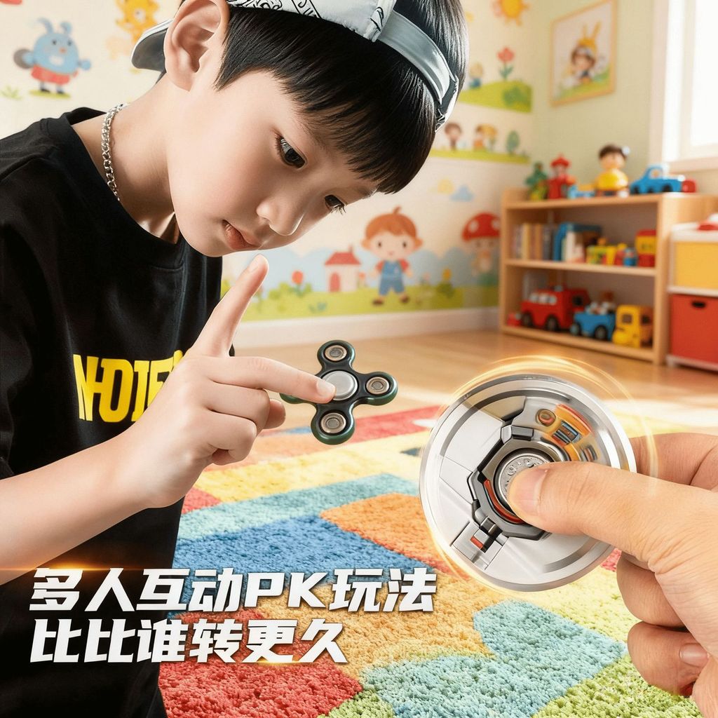 Biến Đổi Robot Fidget Spinner Đồ Chơi Trẻ Em Xoay Robot Giải Nén Ngón Tay Spinner Đồ Chơi Nhỏ Zhuanzhuanle UGKP