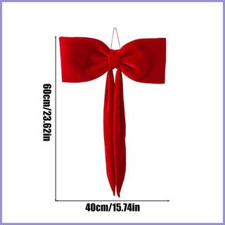 Cây thông Noel Trang trí hàng đầu Trang trại lễ hội Trang trí nhung Nơ lớn cho cây thông Noel cho trong nhà ngoài trời mueadsyvn