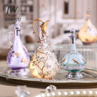 JIANWU Rococo Bộ Sưu Tập Series Vintage Bướm Hoa Chai Vật Liệu Phong Cảnh Cắt Dán Sáng Tạo Tạp Chí Văn Phòng Phẩm