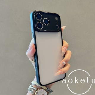 Màu sắc tương phản trong suốt đơn giản phù hợp với vỏ điện thoại iPhone 17 Promax, vỏ mềm chống rơi cá nhân hóa Apple 16 Pro, vỏ mềm bao gồm tất cả 14 / 13 / 12