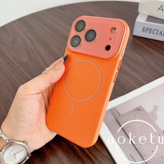 Họa tiết Litchi với màng ống kính tích hợp thích hợp cho vỏ điện thoại iPhone 17 Promax, vỏ cứng chống rơi từ tính Air mới Apple 17 Pro tối giản 17 bao gồm tất cả các vỏ cứng chống rơi