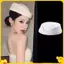 Mũ nồi Mũ hãng hàng không Tiếp viên hàng không Mũ cổ điển Mũ phẳng màu đen Phụ kiện tóc