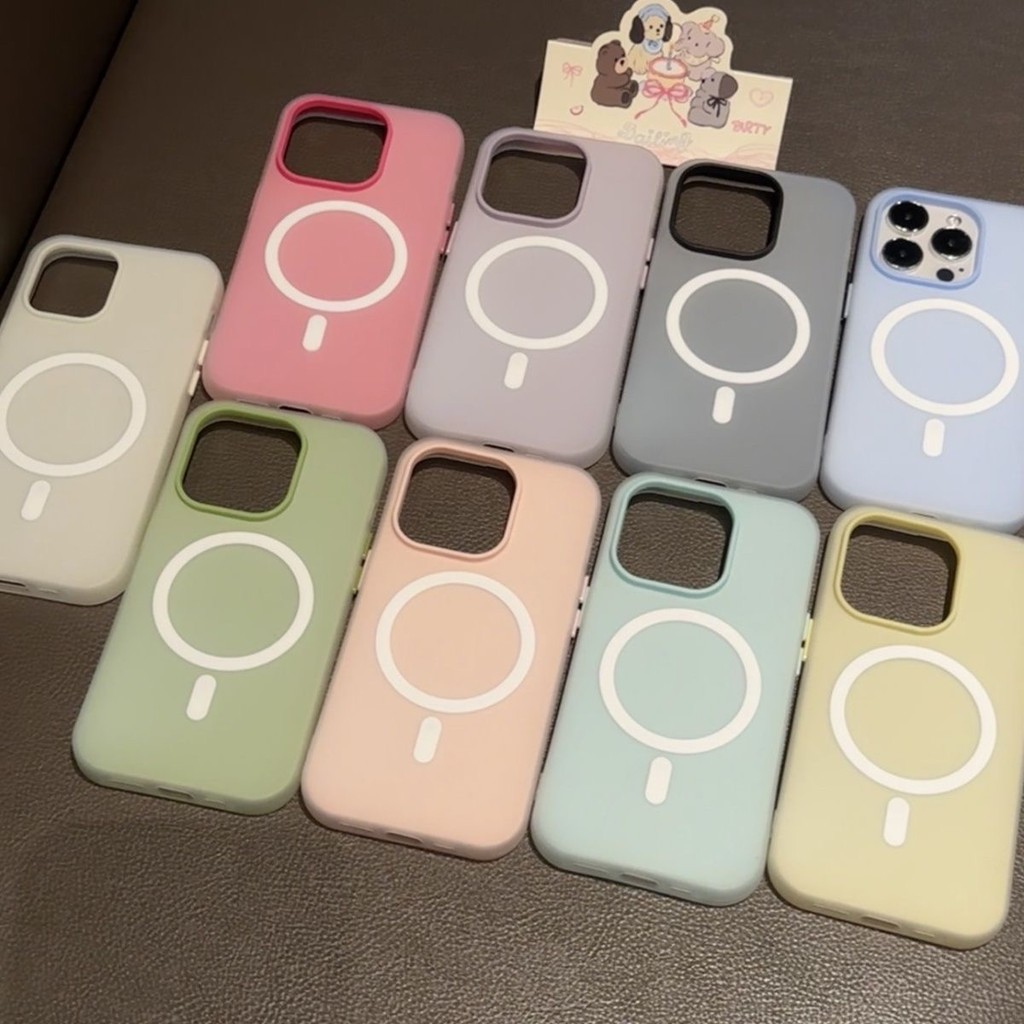 Mới từ hút 2in-1 jelly cho iPhone17 vỏ 16promax đơn giản iPhone15 vỏ trống 14plus/12Bền vữngVỏ