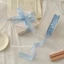 Ruy Băng Tuyết Lấp Lánh SMILE, Bó Hoa Gói 10 Sân Ruy Băng Ngôi Sao Bạc, Sáng Tạo 2.5cm Lấp Lánh DIY Trang Trí