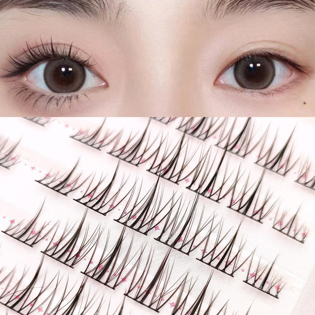Dây mỏng tự nhiên Lash nối dài mi trái & phải có thể tái sử dụng thích hợp để trang điểm tại nhà