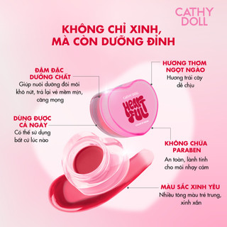 Son Dưỡng Môi Có Màu CATHY DOLL HEARTFUL COLOR LIP MASK Hỗ Trợ Dưỡng Ẩm Và Tăng Độ Đàn Hồi Cho Môi 7g