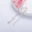 Vòng tay nữ đá zircon hoa anh đào, đa chức năng thời trang