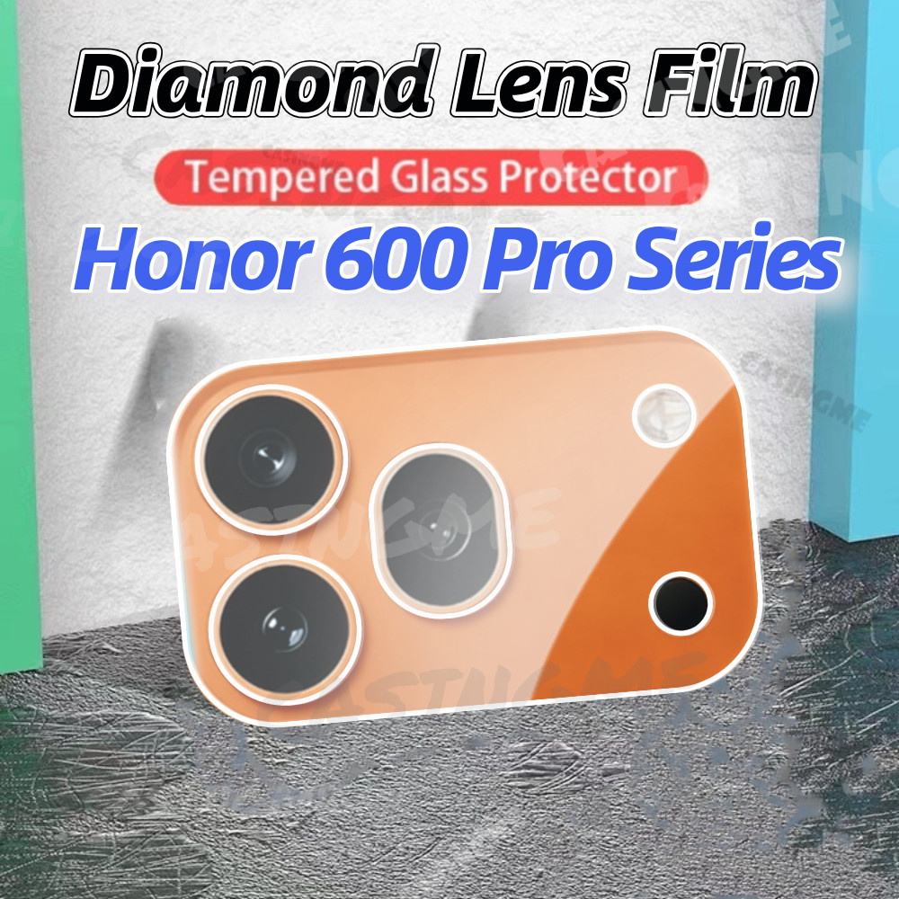 Ống kính camera cho Honor 600Pro/Honor600 Pro Lite 2026 4G 5G, kính cường lực trong suốt, bảo vệ camera