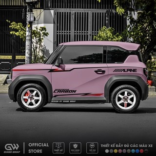 Decal Tem Xe VF3 Thể Thao - tem xe vf3 mới nhất