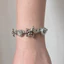 Vòng tay nữ đa năng thời trang và đa năng zircon star heart button