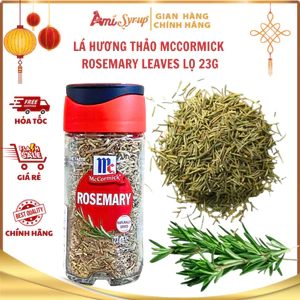 Lá Hương Thảo McCormick Rosemary Leaves Lọ 23g Úc, Gia Vị Phù Hợp Phong Cách Ẩm Thực Địa Trung Hải