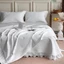 Set ga gối kèm chăn hè phối viền ren hoa tinh tế và điệu đà mang phong cách tiểu thư Memminbedding Luxury