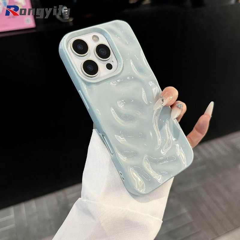 Ốp Điện Thoại Thiên Thạch 3D Cho Redmi Note 14 12 12S 11 11S SE 10 10S 9 8 5G 4G Vỏ Màu Kẹo Sang Trọng Đơn Giản Vỏ Mềm Bóng Dễ Thương