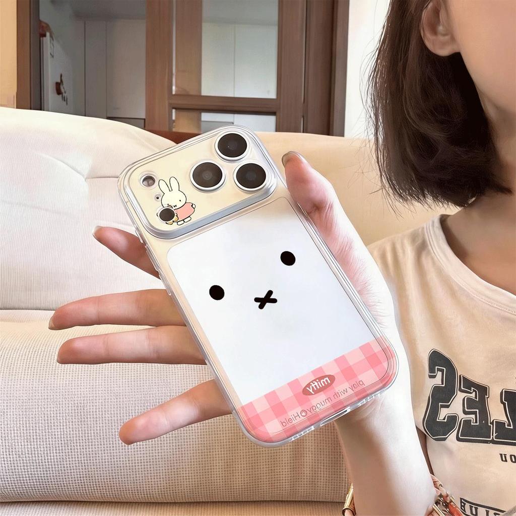 Kotak pelindung iPhone 17/16 cangkang telefon iPhone 14/13Promax, pelindung kartun comel