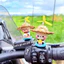 Panda Bubu Và Yi Er Hình Xoay Tre Chuồn Chuồn Rơm Mũ Xe Trang Trí Xe Đạp Xe Máy Dễ Thương Xe Trang Trí Phụ Kiện