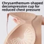 Áo ngực đẩy lên vô hình DARON, Áo ngực đa chiều liền mạch không dây Deep V, Hỗ trợ đơn giản Áo ngực không dây hở lưng chống sốc thoáng khí