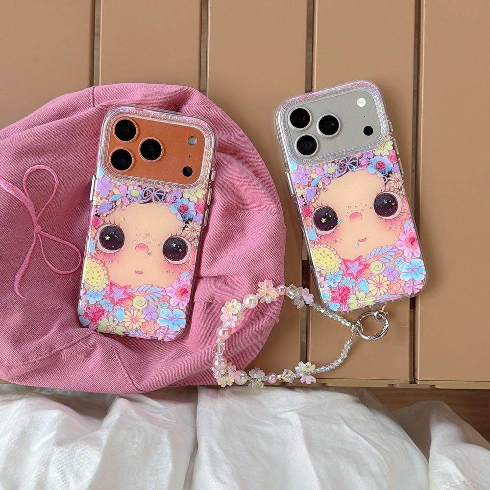 Ốp Lưng Cứng Tương Thích Với iPhone 13 14 14Pro 14ProMax 15 15Pro 15ProMax 16 16Pro 16ProMax 17 17Pro 17ProMax Vỏ Họa Tiết Giường Hoa