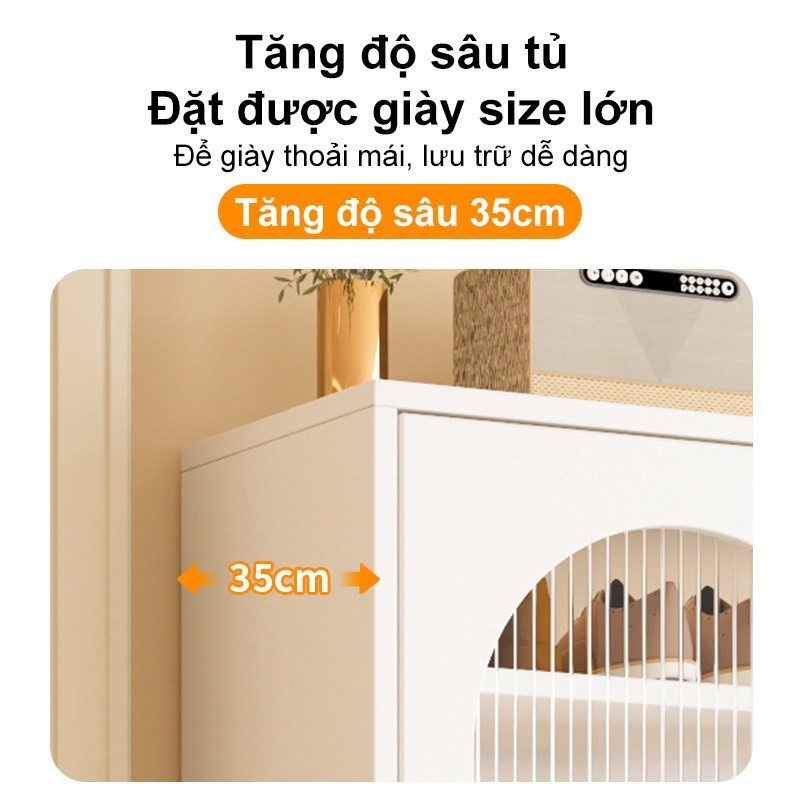 𝐎𝐥𝐢𝐟𝐞 Kệ Để Giày Dép Chống Bụi Kệ Giày Dép Nhiều Tầng Kệ Để Giày Vật Liệu Thép Cacbon Dày Kệ Để Dép Đa Năng