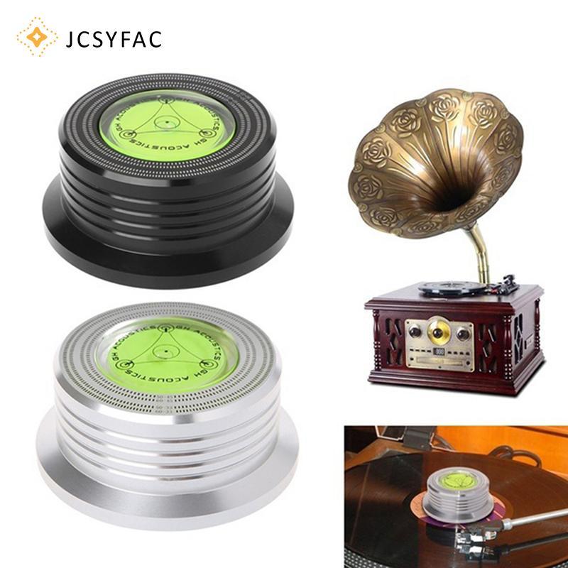 JCSYFAC 50Hz LP Bộ ổn định đĩa Kim loại Bàn xoay Trọng lượng Kẹp Ghi máy nghe nhạc Phụ kiện mới