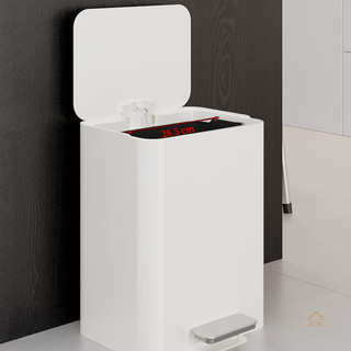 Thùng rác hoạt động bằng thép không gỉ gia đình có thể 410 Chất liệu dày bằng thép không gỉ 16L / 21L Đa năng Tùy chọn Giảm chấn Tắt tiếng Làm chậm bên trong Bên ngoài Thiết kế xô đôi Nhà bếp Phòng khách Phòng tắm Khử mùi đa năng Chống côn trùng Chống ẩm