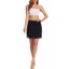XGB Co Giãn Eo Nửa Dép Cho Nữ Underskirt Bên Cắt Ren Viền Ngắn Trên Đầu Gối Nửa Dép Cho Nữ Dưới Dres