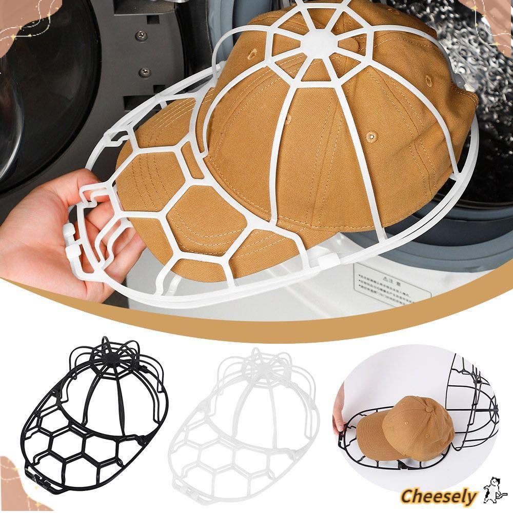 CHEESELY Giá đỡ khung bảo vệ mũ bóng chày khi giặt máy, lồng giặt cho máy giặt/máy rửa bát