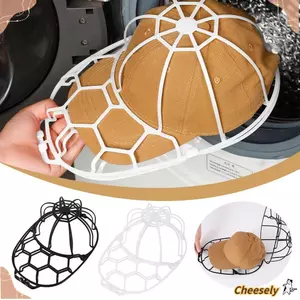 CHEESELY Giá đỡ khung bảo vệ mũ bóng chày khi giặt máy, lồng giặt cho máy giặt/máy rửa bát