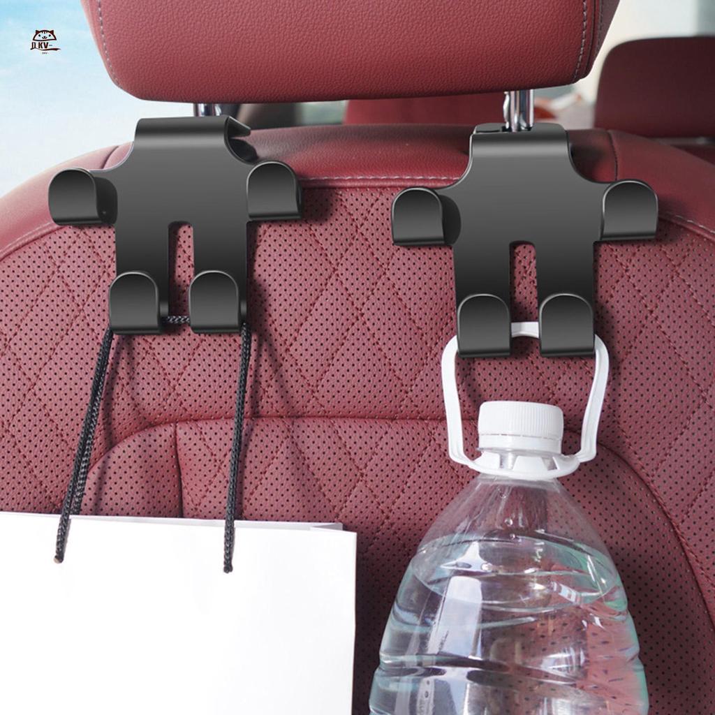 Móc ghế ô tô và giá đỡ điện thoại cho ghế sau ô tô Phụ kiện đa chức năng với móc kim loại nhựa ABS