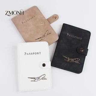 ZMONH Chống Thấm Nước Hộ Chiếu Có Bao Du Lịch Da PU Thẻ Tín Dụng Ví Dễ Thương Hộ Chiếu Sách Dành Cho Nữ / Nam Bao Hộ Chiếu Không