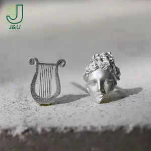 Bông tai bất đối xứng Apollo Lyre - Trang sức sang trọng dành cho tiệc tùng và lễ hội âm nhạc