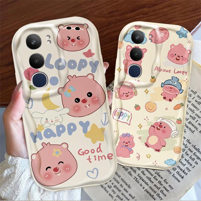 Thích Hợp Cho VIVO Y19S Pro Y29 Điện Thoại Thông Minh 3D TPU Mềm Hoạt Hình Dễ Thương Loopy Vỏ Điện Thoại Chống Sốc