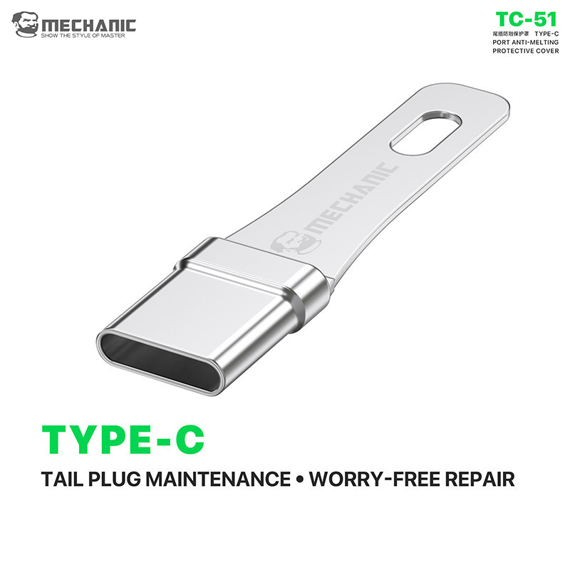 MECHANIC TC-51 Cổng Type-C Vỏ bảo vệ chống tan chảy cho điện thoại di động Đuôi cắm bảo trì Công cụ sửa chữa không lo lắng