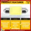 Bóng đèn trần nội thất ô tô LED 3W COB 36mm Trắng DC12V