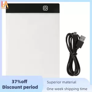 Tấm lót đèn Led có thể điều chỉnh độ sáng ba cấp độ, Máy tính bảng, Dụng cụ, Phụ kiện, Bảo vệ mắt thêu Kích thước A5