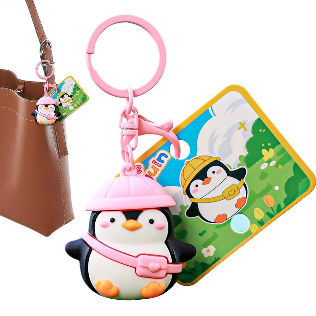 Cute Penguin Keychain Cute Penguin Backpack Keychain Men's Fashion for Birthday School Party Travel Offices junlavn