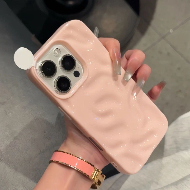 Vỏ Ốp Lưng Cho IPhone 17 16 14 15 13 12 11 Pro Max 14 16 15  Plus X XR XS Max Cặp Đôi Đơn Giản Nếp Vỏ Mềm