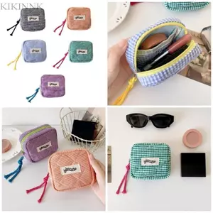 KIKIN Mini Túi Trang Điểm Ví Du Lịch Đồng Xu Túi Vệ Sinh Khăn Ăn Túi Bảo Quản Quà Tặng