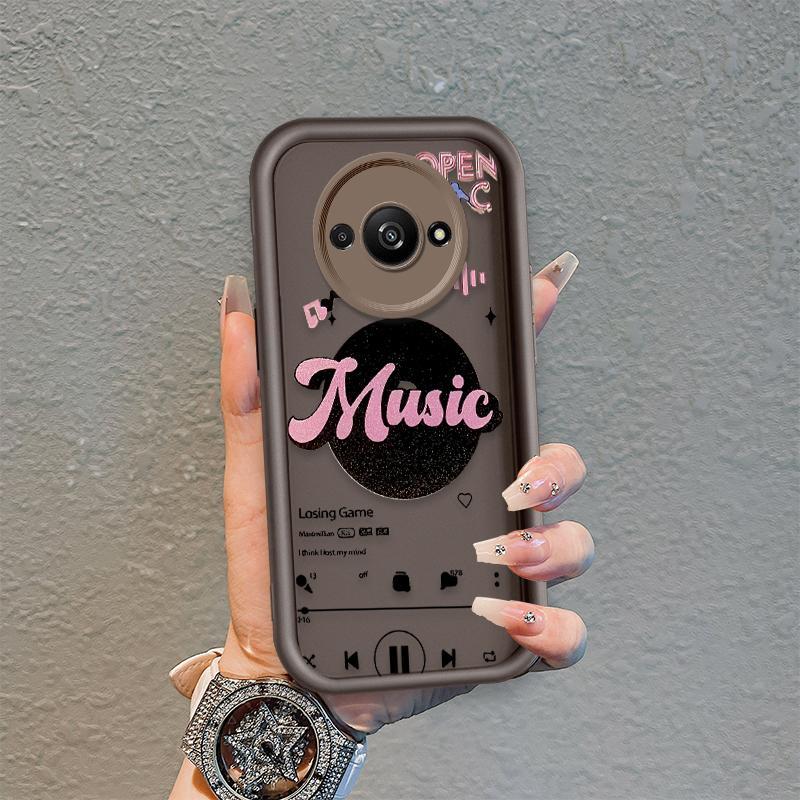 Ốp Lưng Cho Redmi A3 / POCO C61 4G Hoạt Hình Silicon Mềm Ốp lưng TPU Like Music girl Angel Eye Chống Sốc Ốp Lưng
