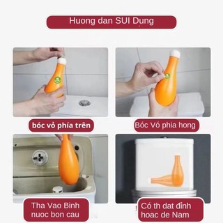 Lọ Thả Diệt Khuẩn Bồn Cầu, Lọ Thả Bồn Cầu Khử Mùi Hôi Diệt Vi Khuẩn, Làm Xanh Nước Bồn Cầu