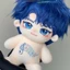 Ding Yuxi Thuộc Tính 20cm Cotton Búp Bê Tóc Xanh Đuôi Sói Guiyang Lễ Hội Âm Nhạc Ngôi Sao Quạt Ngoại Vi Chơi 4.18