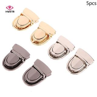 HWETR 5 Chiếc Kim Loại Los Túi Khóa Bắt Bules Cho Túi Xách Túi Đeo Vai Ví Totes Đóng Cửa Snap Clasps DIY Thủ Công Phụ Kiện
