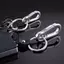 Kẹp carabiner thép không gỉ - Giá đỡ chìa khóa tiện lợi, mặt dây chuyền thời trang dành cho nam [Mới]