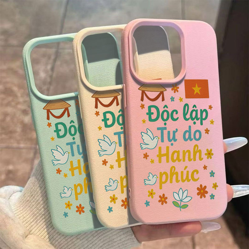Ốp điện thoại kết cấu da mềm bảo vệ camera thích hợp cho iP 7/8/Plus/X/XS/11/12/13/14/15/16/17/Pro/Max/Air