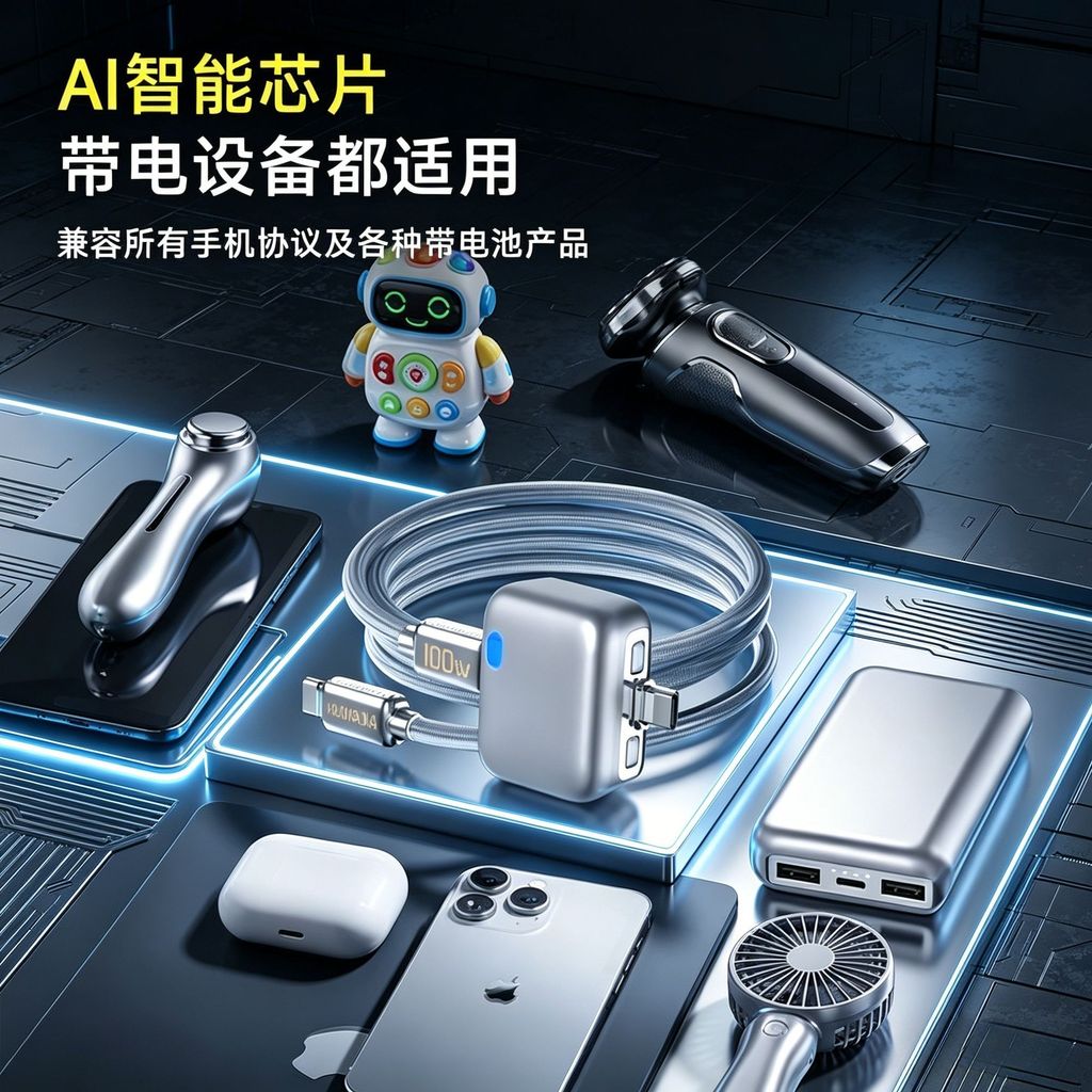 Bộ chuyển đổi sạc nhanh 140W Bộ sạc thông minh tự động cắt pin