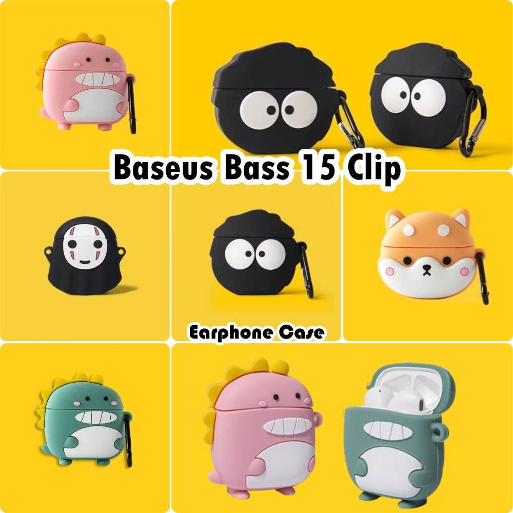 [Ngôi sao tương lai] Dành cho vỏ kẹp Baseus Bass 15 Vỏ tai nghe silicon mềm hoạt hình Anime