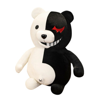 Anime DanganRonpa Monokuma Black&White Bear Plush Toy Bear Soft Stuffed Animal Dolls Toys